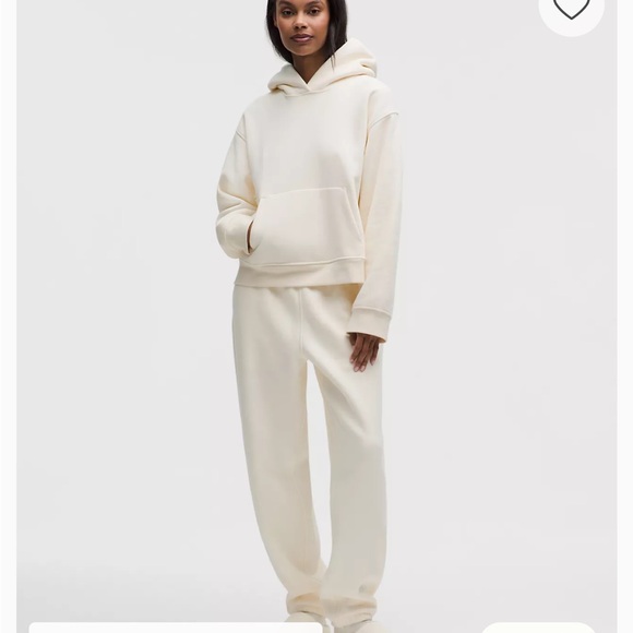 Lululemon Women's Cream Pullover Hoodie - Classic Cozy Sweatshirt - Picture 6 of 8